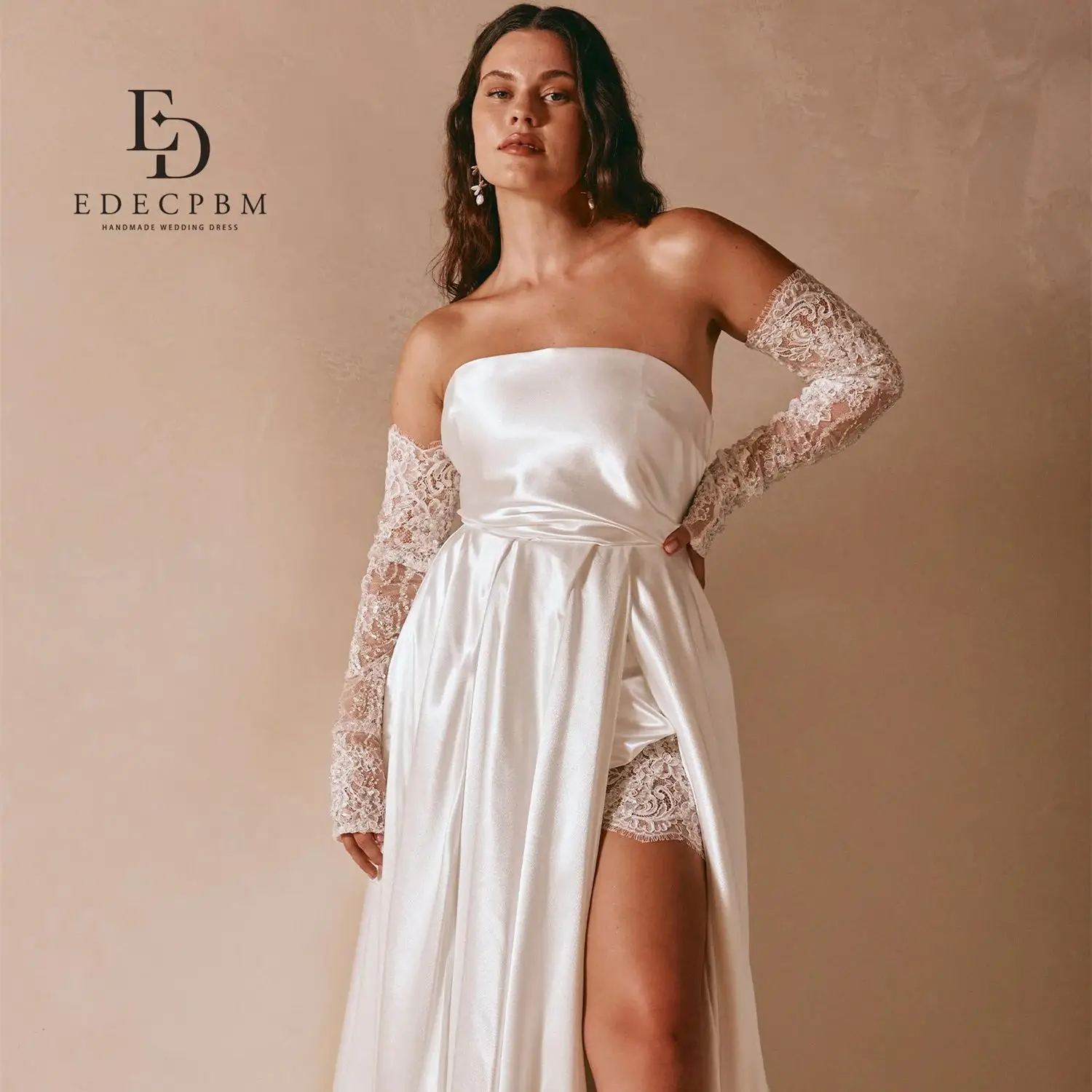 EDECPBM Long Tail Luxurious Women's Evening Dresses for Special Occasions Lace Evening Dress Woman Soft Satin Customized Party
EDECPBM Long Tail Luxurious Women's Evening Dresses for Special Occasions Lace Evening Dress Woman Soft Satin Customized Party