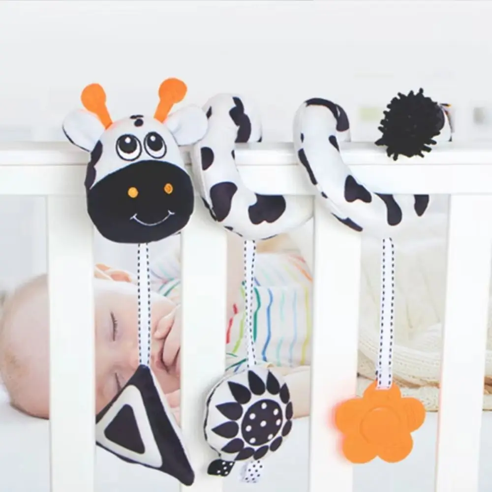 Animal-shaped Baby Stroller Hanging Pendants with Strap Cow Baby Wind Chime Toy Rattle Comfortable To Touch
Animal-shaped Baby Stroller Hanging Pendants with Strap Cow Baby Wind Chime Toy Rattle Comfortable To Touch