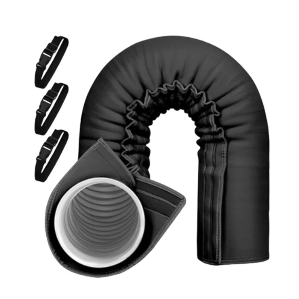 AC Insulated Hose Cover Wrap For Air Conditioner Insulation Sleeve Reusable Waterproof Sleeve with 3 Buckle Straps Exhaust Hose
AC Insulated Hose Cover Wrap For Air Conditioner Insulation Sleeve Reusable Waterproof Sleeve with 3 Buckle Straps Exhaust Hose