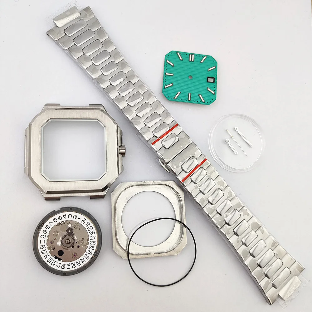 Корпус часов NH35A Квадратный циферблат Водонепроницаемый корпус из нержавеющей стали 316L Мужские часы Комбинированные комплекты Механизм NH35 Автоматические часы
Корпус часов NH35A Квадратный циферблат Водонепроницаемый корпус из нержавеющей стали 316L Мужские часы Комбинированные комплекты Механизм NH35 Автоматические часы