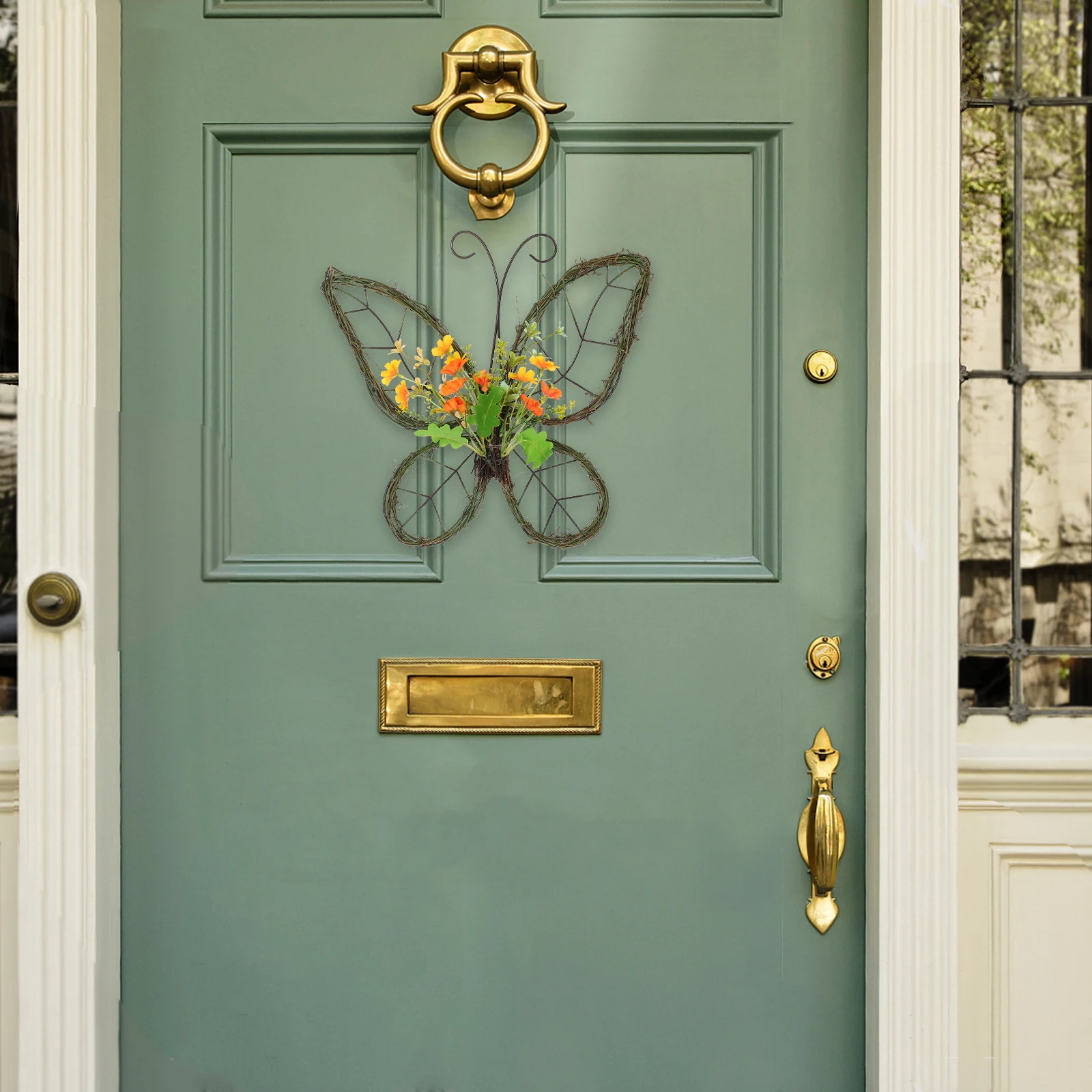 Artificial Flower Wreath Butterfly Shaped Form Home Decor Decoration Floral Frame Wreaths Eucalyptus Wire
Artificial Flower Wreath Butterfly Shaped Form Home Decor Decoration Floral Frame Wreaths Eucalyptus Wire