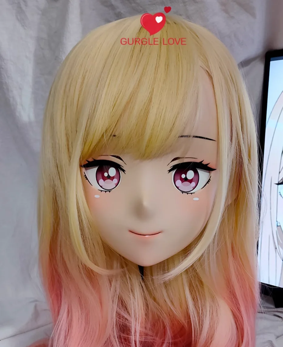(GLb0314)Customize Character Female Girl Resin Half Head Crossdress Cosplay Japanese Anime Role Kigurumi Mask With Eyes And Wig
(GLb0314)Customize Character Female Girl Resin Half Head Crossdress Cosplay Japanese Anime Role Kigurumi Mask With Eyes And Wig