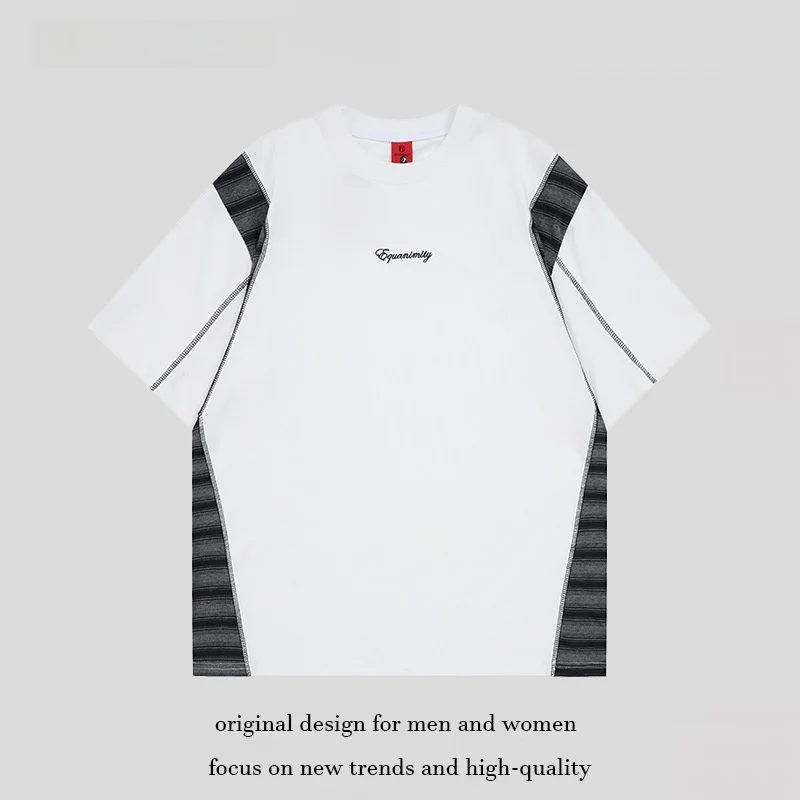 American Sle Retro Color Blo round Ne ort Sve Sport T irt Men Summer New Loose Casual Versatile Top
American Sle Retro Color Blo round Ne ort Sve Sport T irt Men Summer New Loose Casual Versatile Top