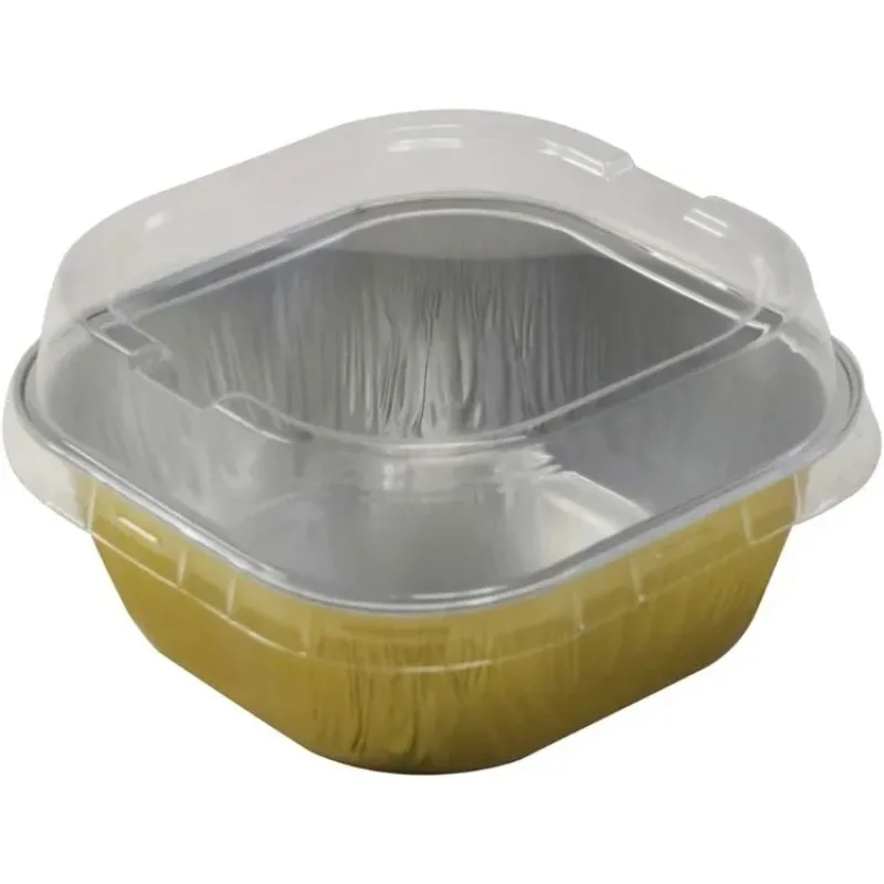 Hot Sale.Inch Baking Pan with Snap-On Lid - 8 oz. Square Colored Aluminum Pan - Oven, Freezer, Microwave Safe
Hot Sale.Inch Baking Pan with Snap-On Lid - 8 oz. Square Colored Aluminum Pan - Oven, Freezer, Microwave Safe