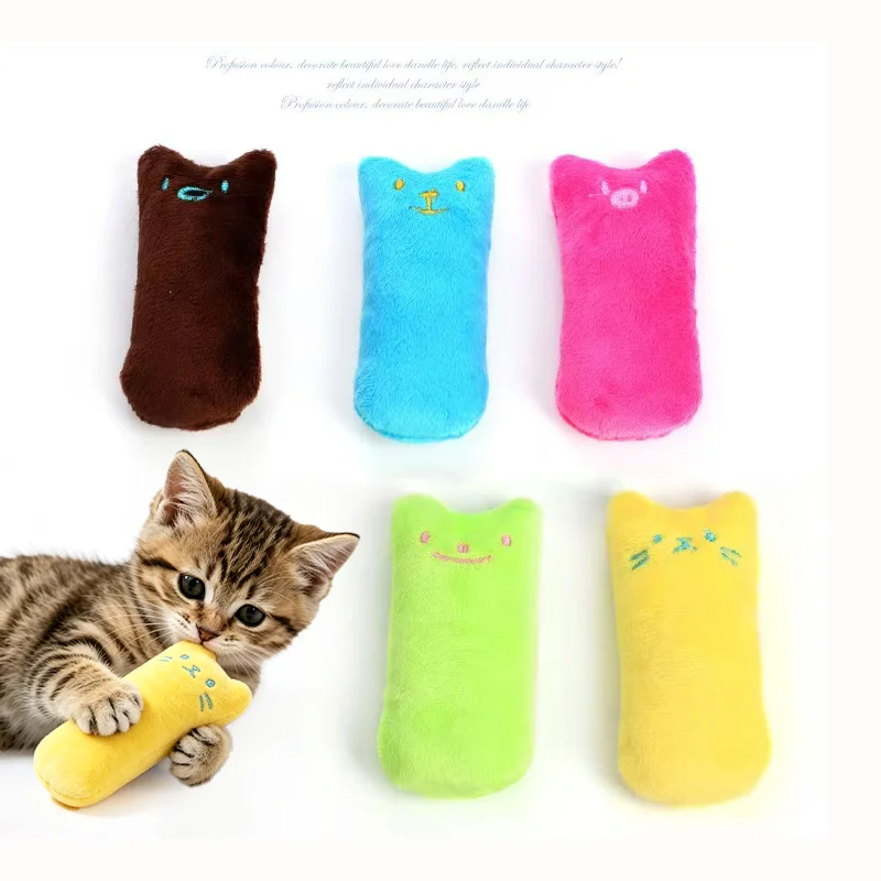 5pcs / 1pc Kitten Catnip Toys, Interactive Teeth Grinding Mini Plush Cat Toys, Chew & Thumb Bite Toys for Cats
5pcs / 1pc Kitten Catnip Toys, Interactive Teeth Grinding Mini Plush Cat Toys, Chew & Thumb Bite Toys for Cats