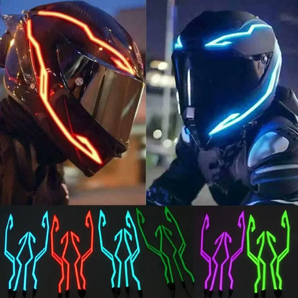 6Colors Helmet Strip EL Sticker Led Helmet Light Strip Motorcycle Helmet Light Night Riding Accessory Waterproof LED Cold Light
6Colors Helmet Strip EL Sticker Led Helmet Light Strip Motorcycle Helmet Light Night Riding Accessory Waterproof LED Cold Light