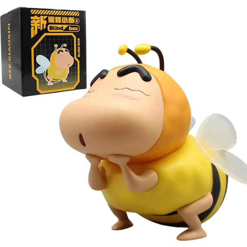 Аниме Crayon Shin-chan Cos, фигурка пчелы Shin Chan, фигурки, игрушки 16 см, кавайная модель куклы с реальной статуей, подарок для детей
Аниме Crayon Shin-chan Cos, фигурка пчелы Shin Chan, фигурки, игрушки 16 см, кавайная модель куклы с реальной статуей, подарок для детей