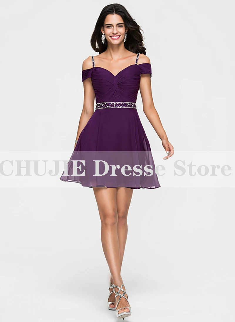 Sequins Mini Homecoming Dresses Girls Cocktail Dress Chiffon A Line Prom Gowns Lace Up Back Party Gown Vestido de graduación
Sequins Mini Homecoming Dresses Girls Cocktail Dress Chiffon A Line Prom Gowns Lace Up Back Party Gown Vestido de graduación