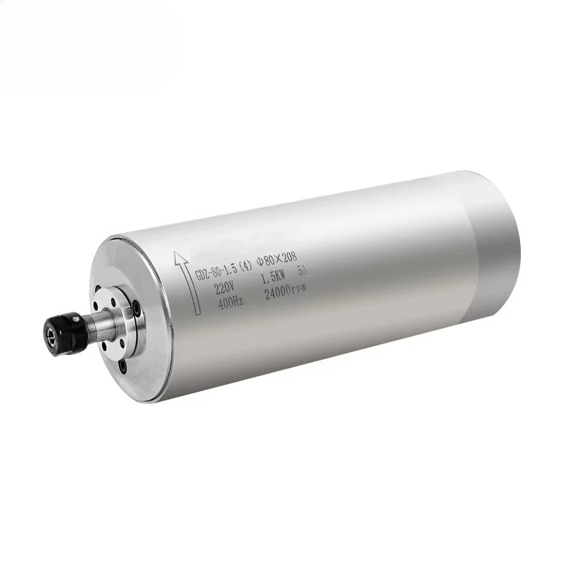 For 1500W Milling Water Cooled Spindle Motor High Speed 24000RPM 80mm Diameter 400Hz ER16 for Cnc
For 1500W Milling Water Cooled Spindle Motor High Speed 24000RPM 80mm Diameter 400Hz ER16 for Cnc