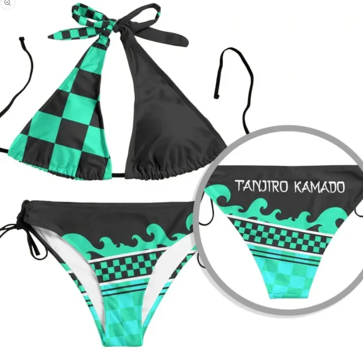 NARUTO Anime Cosplay Tanjiro Role-playing with The Same Floral Bikini Lace Swimsuit Beach Party Performance Sexy Clothing
NARUTO Anime Cosplay Tanjiro Role-playing with The Same Floral Bikini Lace Swimsuit Beach Party Performance Sexy Clothing