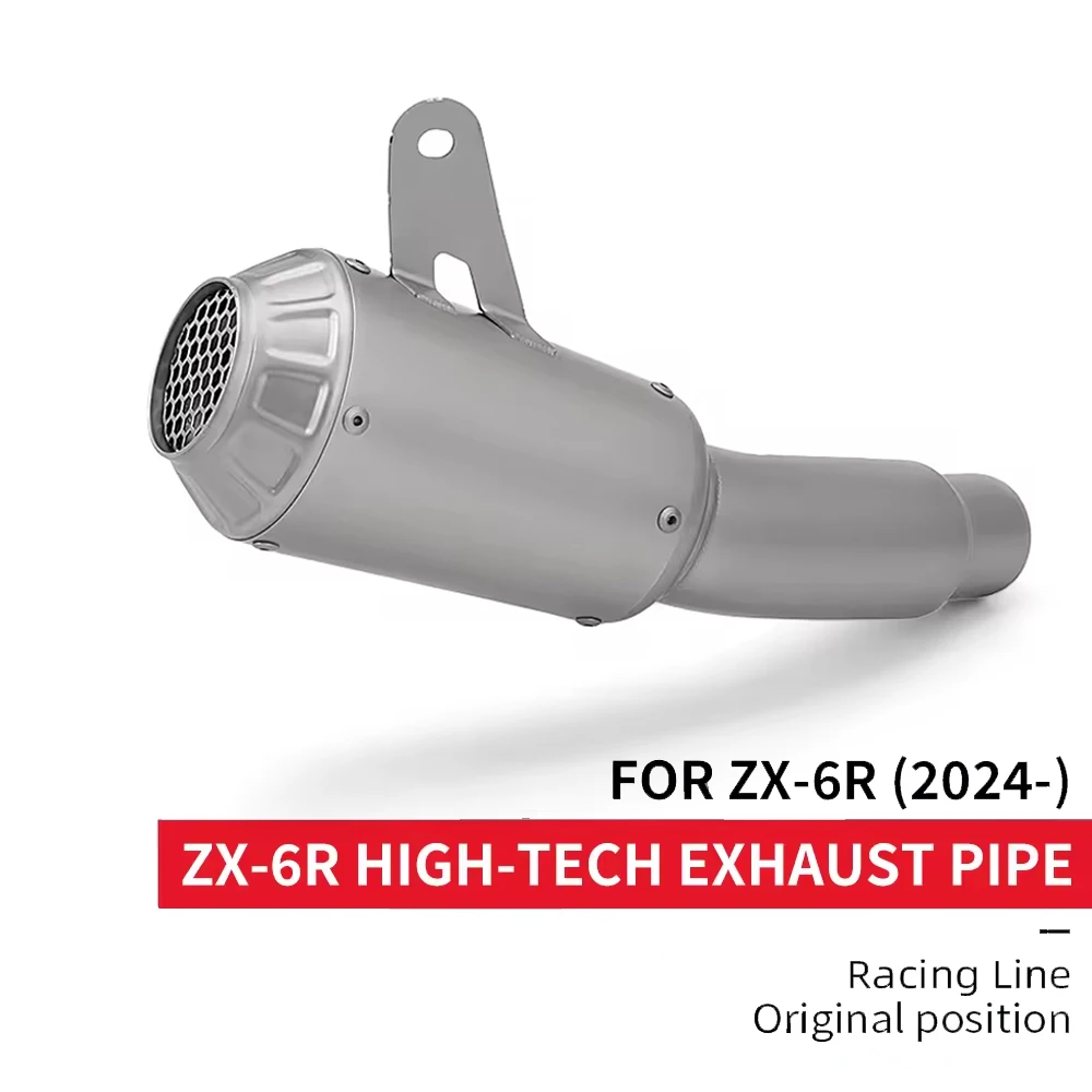 Universal 51mm High Quality Exhaust Middle Link Pipe Stainless Steel Racing Line Slip on For ZX 6R ZX6R zx636 2024-2025
Universal 51mm High Quality Exhaust Middle Link Pipe Stainless Steel Racing Line Slip on For ZX 6R ZX6R zx636 2024-2025