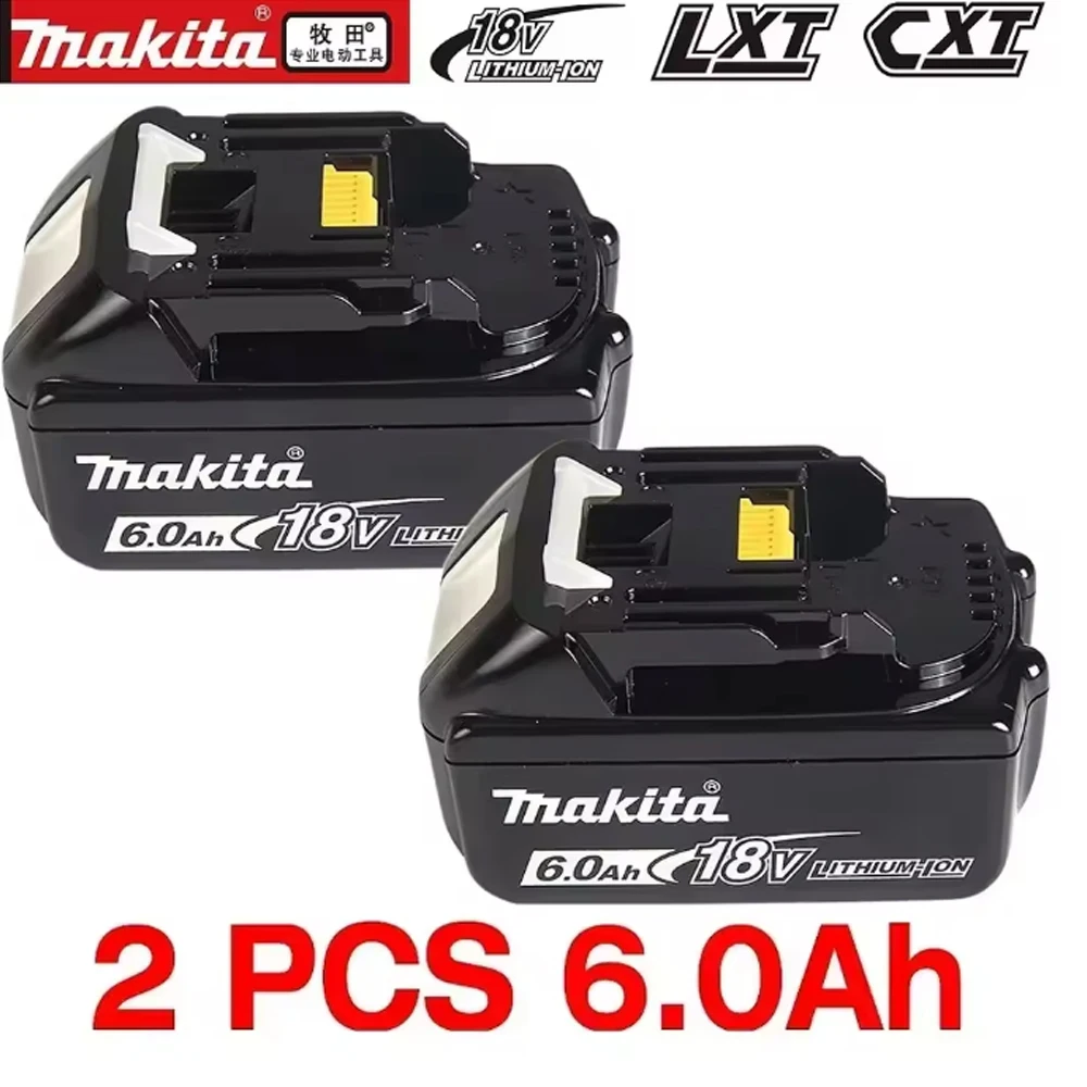 Original Makita 18V 6Ah Rechargeable Battery Makita Tool BL1830 BL1830B BL1840 BL1840B BL1850 BL1850B 18650 Battery and charger
Original Makita 18V 6Ah Rechargeable Battery Makita Tool BL1830 BL1830B BL1840 BL1840B BL1850 BL1850B 18650 Battery and charger