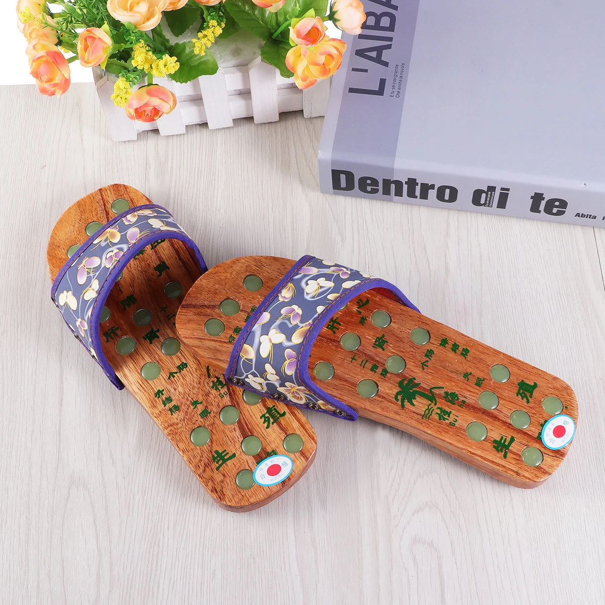 Massage Slipper Magnetic Pain Relief Shoes Wooden Slippers Stress Reliever Foot Care Plantar Fasciitis Reflexology Health Gift
Massage Slipper Magnetic Pain Relief Shoes Wooden Slippers Stress Reliever Foot Care Plantar Fasciitis Reflexology Health Gift