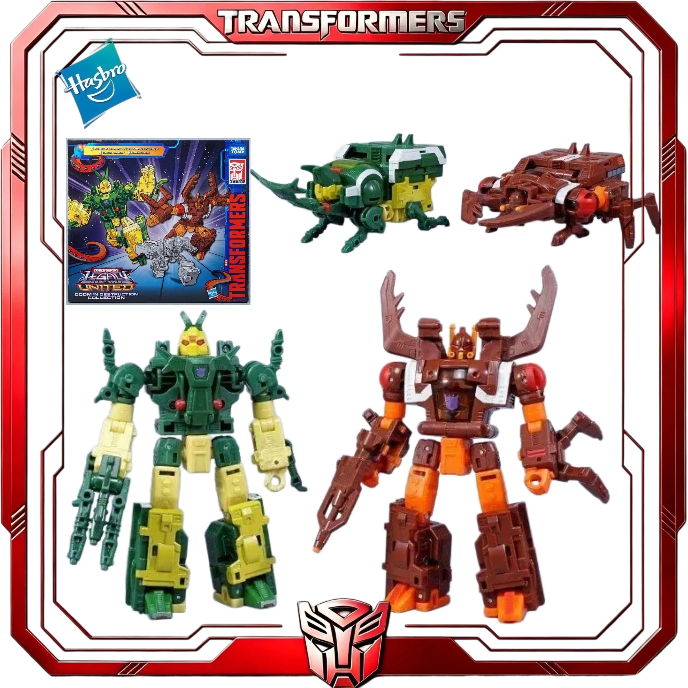 In Stock Amazon Exclusive Transformers Legacy Doom N Destruction Chop Shop Barrage Mayhem Attack Squad Insecticon Action Figure
In Stock Amazon Exclusive Transformers Legacy Doom N Destruction Chop Shop Barrage Mayhem Attack Squad Insecticon Action Figure