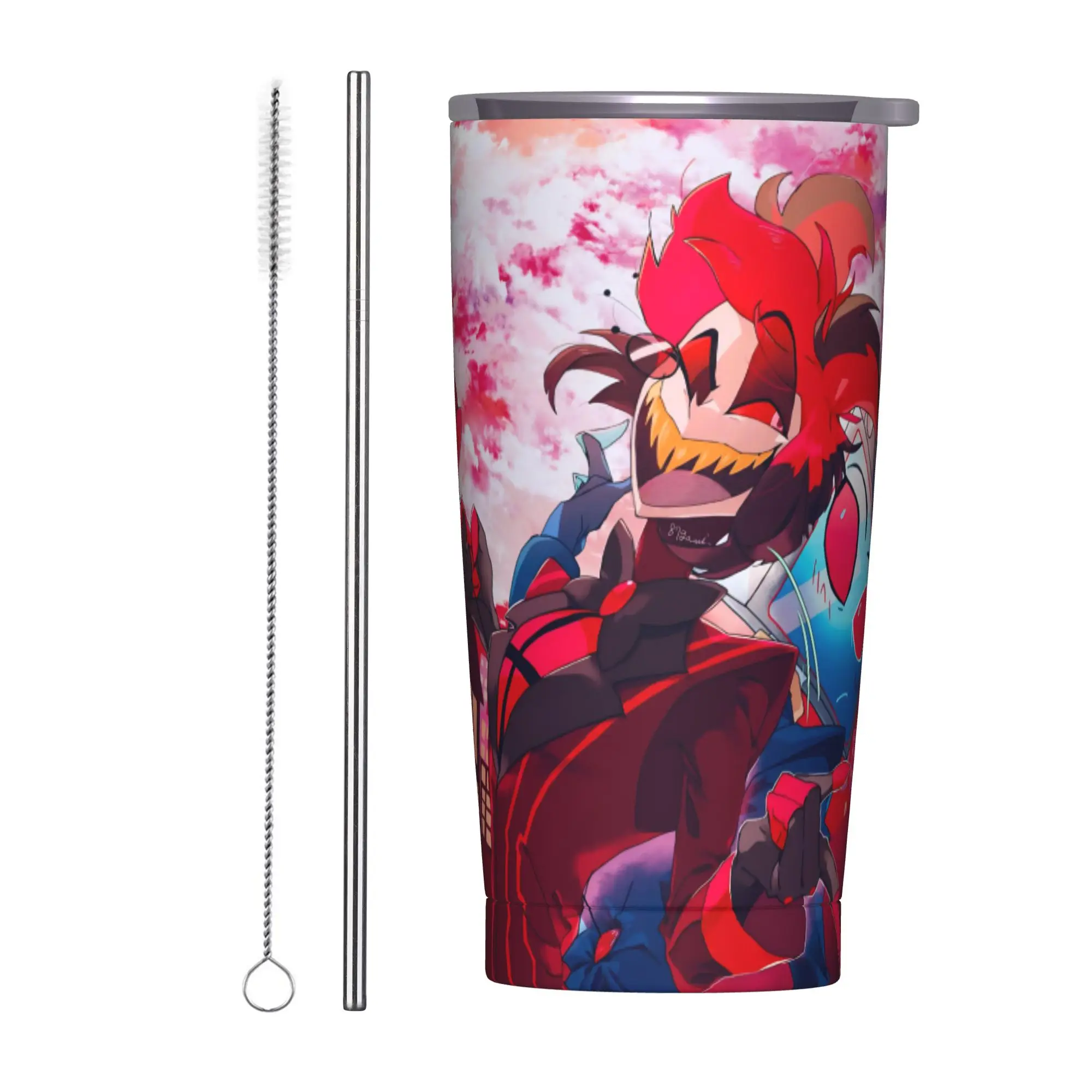 R-Radiostatic Vox Alastor Insulated Tumbler with Straws Vacuum Thermal Mug Outdoor Travel Car Bottle Cup 20oz
R-Radiostatic Vox Alastor Insulated Tumbler with Straws Vacuum Thermal Mug Outdoor Travel Car Bottle Cup 20oz