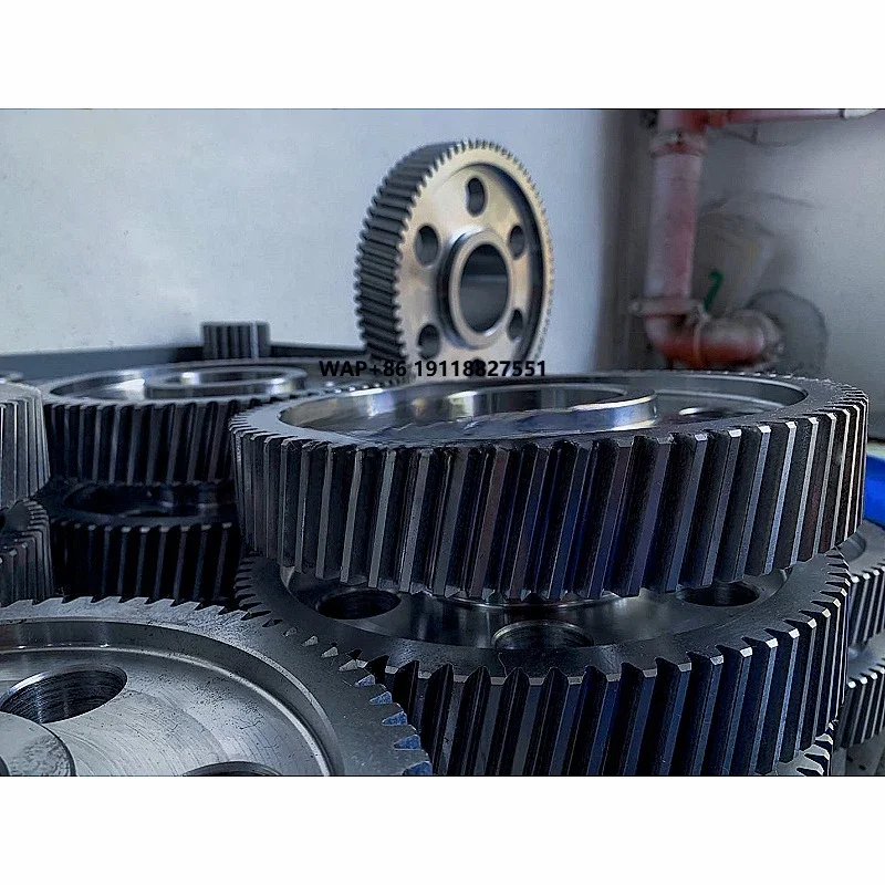 Настраиваемые крупные шестерни из кованой стали, большие конические шестерни, крупные спиральные шестерни
Настраиваемые крупные шестерни из кованой стали, большие конические шестерни, крупные спиральные шестерни