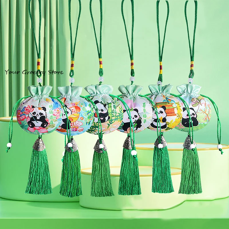 Sachet Empty Bag Chinese Style Jewelry Storage Bag Panda Pattern Embroidery Sachet Lucky Tassel Drawstring Bag
Sachet Empty Bag Chinese Style Jewelry Storage Bag Panda Pattern Embroidery Sachet Lucky Tassel Drawstring Bag