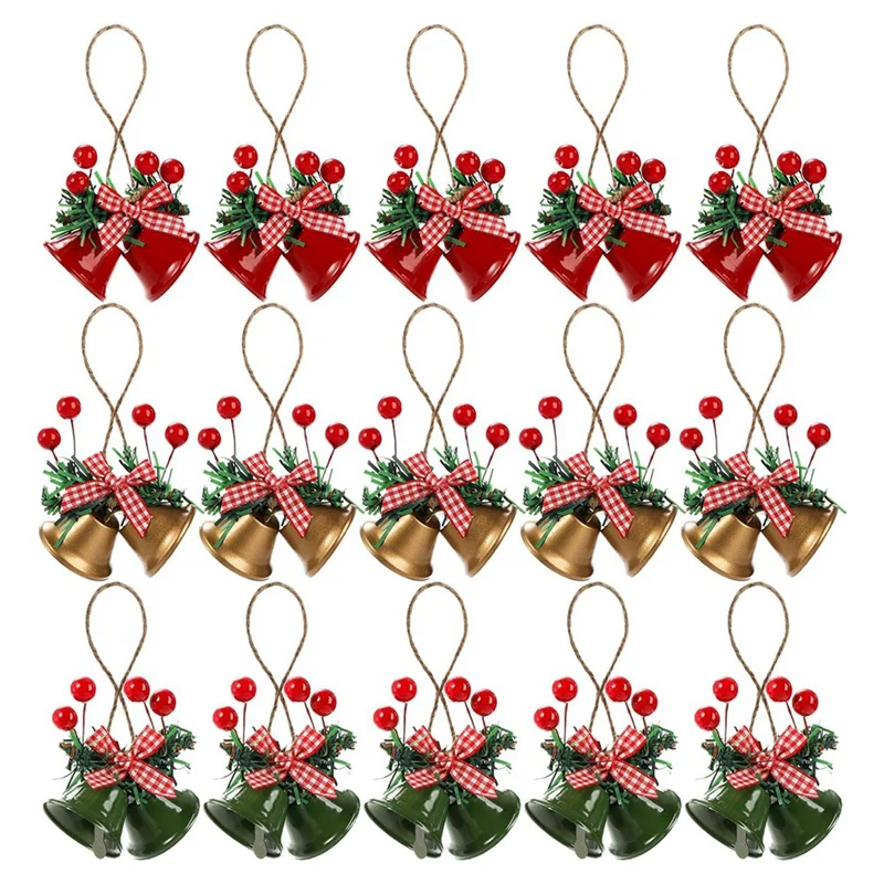 15 Pcs Christmas Bells Ornaments Hanging Ornament Craft For Jingle Bell, Bell Pendants For Christmas Tree, Hanging Bell
15 Pcs Christmas Bells Ornaments Hanging Ornament Craft For Jingle Bell, Bell Pendants For Christmas Tree, Hanging Bell