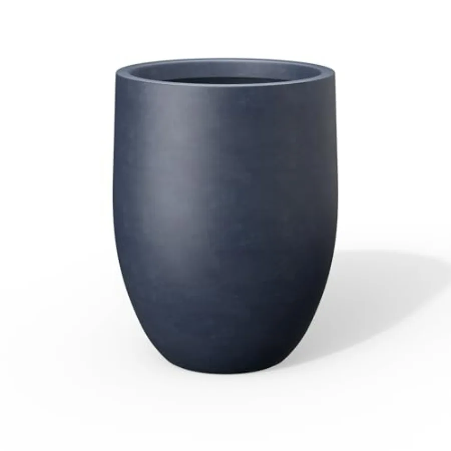 Tall Concrete Planter for patio garden home use, charcoal gray, modern decor with drainage hole, 21.7-inch height, ideal for fl
Tall Concrete Planter for patio garden home use, charcoal gray, modern decor with drainage hole, 21.7-inch height, ideal for fl