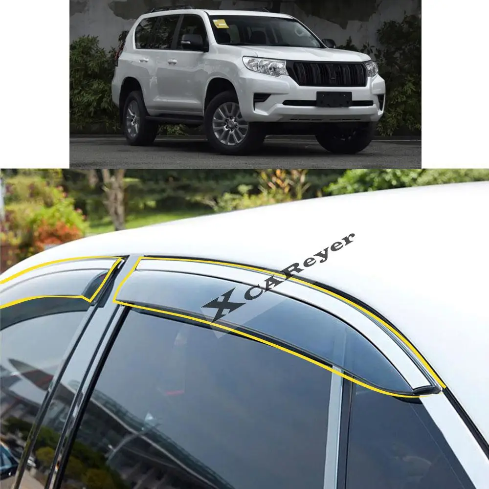 Для TOYOTA Prado FJ150 2010 2011 2012 2013 2014 2015 2016 2017 2018 2019 автомобильная наклейка на окно, ветрозащитный козырек от дождя/солнца, вентиляционное отверстие
Для TOYOTA Prado FJ150 2010 2011 2012 2013 2014 2015 2016 2017 2018 2019 автомобильная наклейка на окно, ветрозащитный козырек от дождя/солнца, вентиляционное отверстие