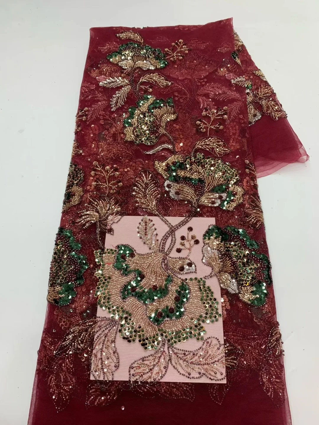 Luxury Beaded 2026 High Quality French Tulle Net Sequins Lace Fabric African Lace Fabric 5 Yards For Nigeria Wedding Dress
Luxury Beaded 2026 High Quality French Tulle Net Sequins Lace Fabric African Lace Fabric 5 Yards For Nigeria Wedding Dress