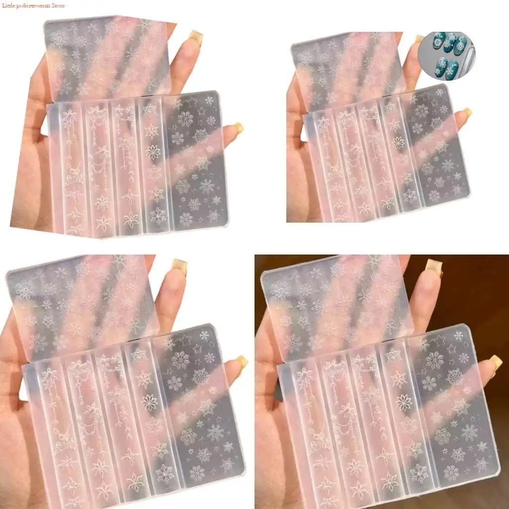 F92D Силиконовые формы для украшения ногтей Снежинка Тема Маленькие аксессуары Ремесленные формы
F92D Силиконовые формы для украшения ногтей Снежинка Тема Маленькие аксессуары Ремесленные формы