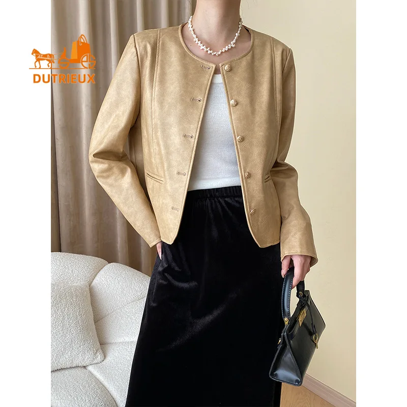 2025 New Autumn Women's Fashion Mid-Length Leather Jacket, 100% Genuine Sheepskin, Simple and Comfortable Coat for Woman
2025 New Autumn Women's Fashion Mid-Length Leather Jacket, 100% Genuine Sheepskin, Simple and Comfortable Coat for Woman