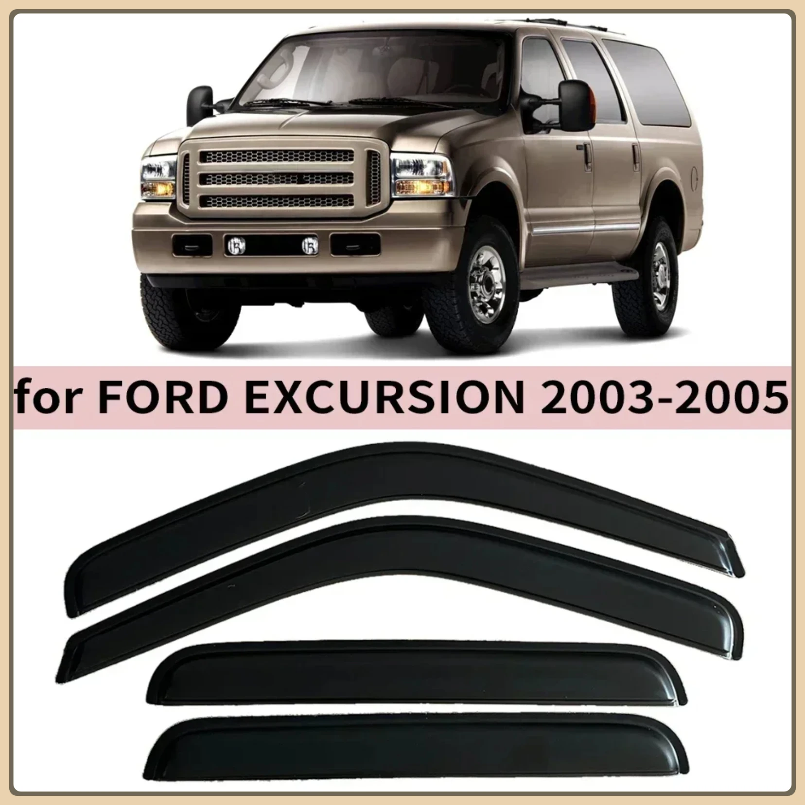 Для Ford Excursion 2003 2004 2005, ветровой щиток, дефлектор от солнца и дождя, дефлектор бокового окна автомобиля, выходной канал 
Для Ford Excursion 2003 2004 2005, ветровой щиток, дефлектор от солнца и дождя, дефлектор бокового окна автомобиля, выходной канал