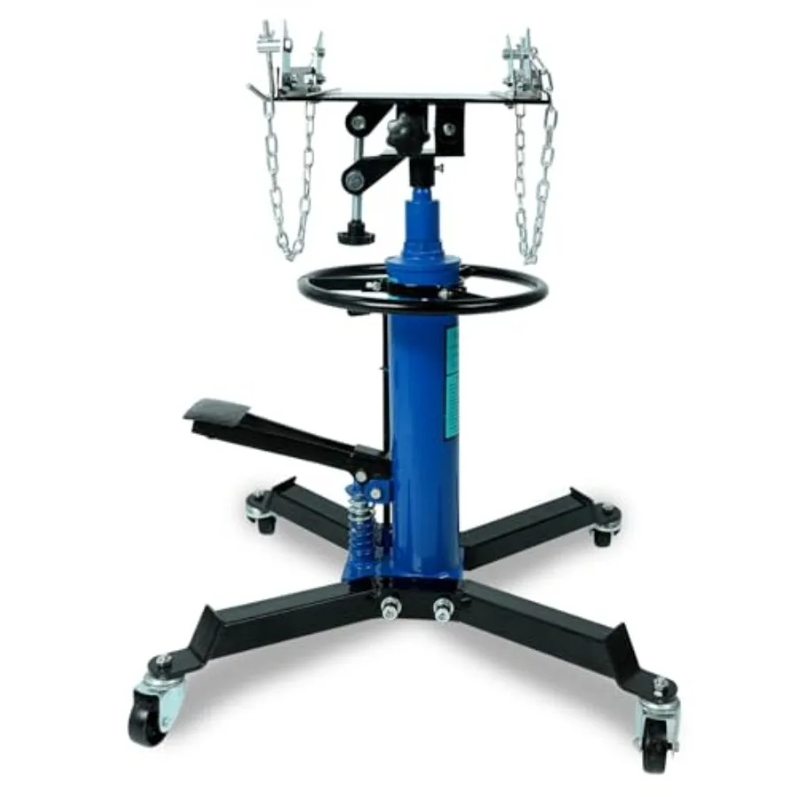 1600lbs Transmission Jack High Lift 2 Stage Adjustable Hydraulic Telescopic Jack with Foot Pedal and 360° Swivel Wheels 35"-72"
1600lbs Transmission Jack High Lift 2 Stage Adjustable Hydraulic Telescopic Jack with Foot Pedal and 360° Swivel Wheels 35"-72"