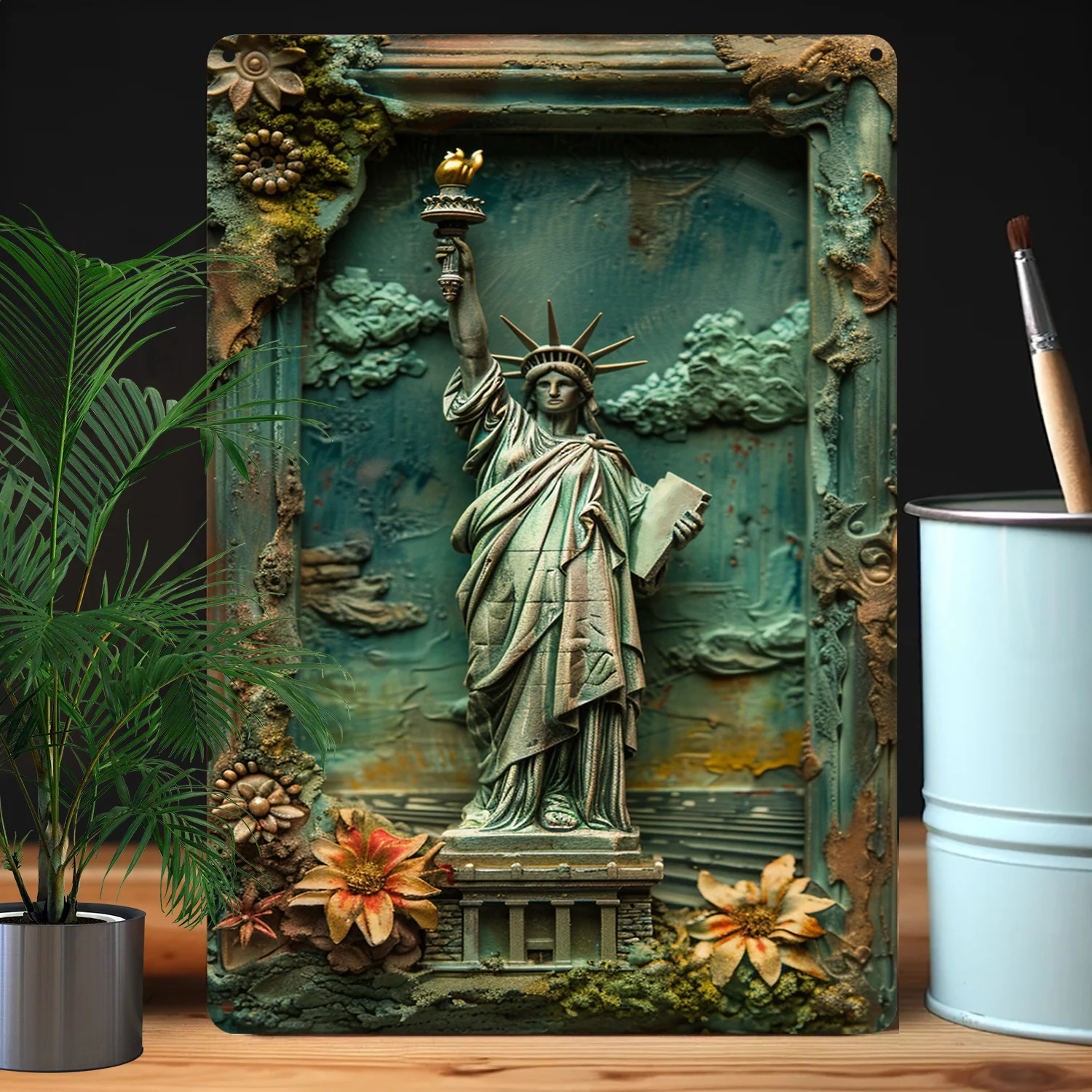 Metal Wall Art with Statue of Liberty Design, High Bend Resistance, Durable Vintage Decor for Home, Office, Gym - Unique Gift
Metal Wall Art with Statue of Liberty Design, High Bend Resistance, Durable Vintage Decor for Home, Office, Gym - Unique Gift