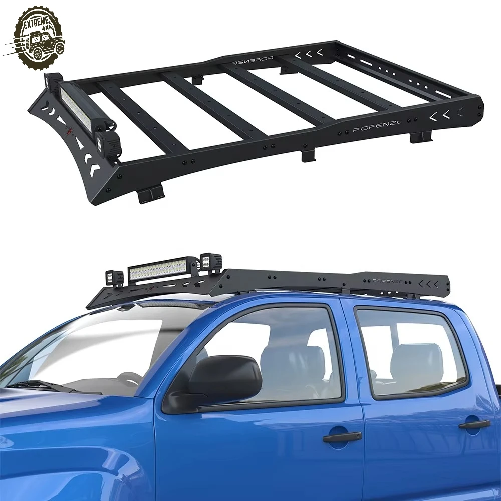 ULON Roof Cargo for Toyota Tacoma 2005-2022 with 2x18W LED and 144W Light Bar Top Roof Rack
ULON Roof Cargo for Toyota Tacoma 2005-2022 with 2x18W LED and 144W Light Bar Top Roof Rack