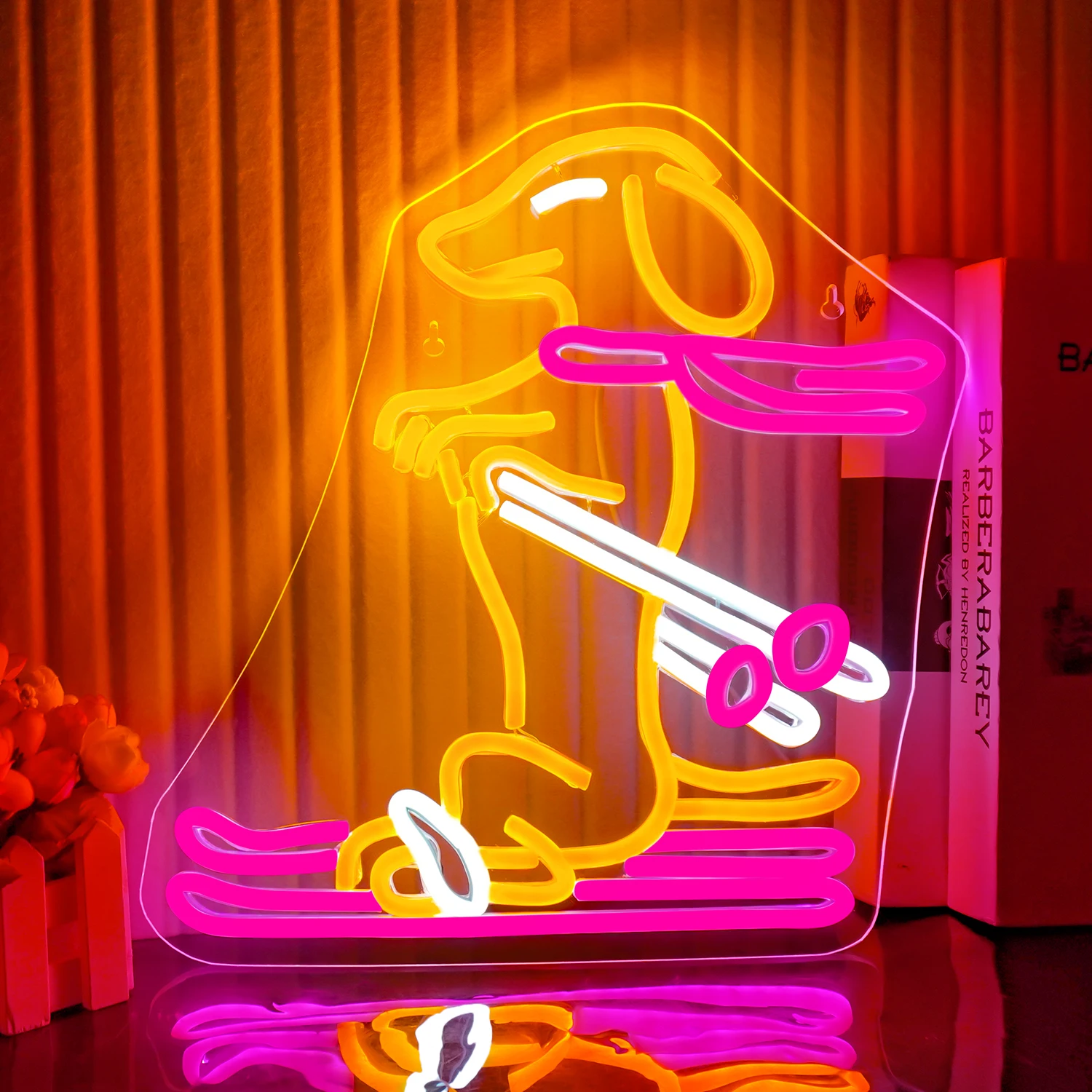 Skiing Dog Neon Sign Cute Animal Led Neon Sign Room Decor For Ski Resort Club Art Wall Decor Home Party USB Dimmable Light
Skiing Dog Neon Sign Cute Animal Led Neon Sign Room Decor For Ski Resort Club Art Wall Decor Home Party USB Dimmable Light