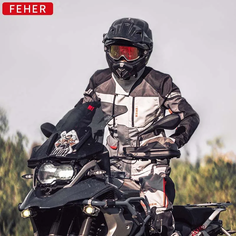 Feher Motorcycle Riding Suit Men'S Four Season Rally Suit Men'S Winter Anti Fall Warm Motorcycle Suit Off-Road Riding Equipment
Feher Motorcycle Riding Suit Men'S Four Season Rally Suit Men'S Winter Anti Fall Warm Motorcycle Suit Off-Road Riding Equipment