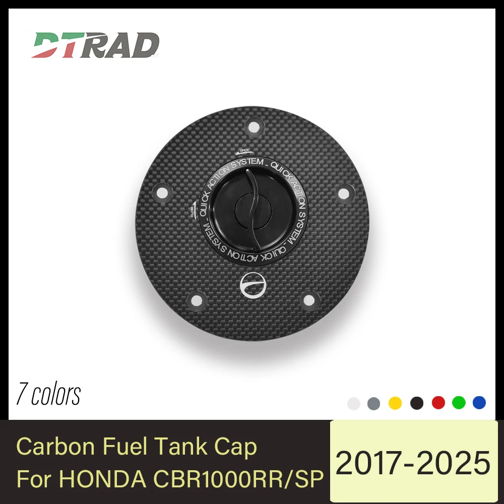 For HONDA CBR1000RR/SP 2017-2025 Carbon Fiber Motorcycle Fuel Tank Cap CBR1000RR-R/SP 2020-2025 Quick Release Keyless Gas Tank
For HONDA CBR1000RR/SP 2017-2025 Carbon Fiber Motorcycle Fuel Tank Cap CBR1000RR-R/SP 2020-2025 Quick Release Keyless Gas Tank