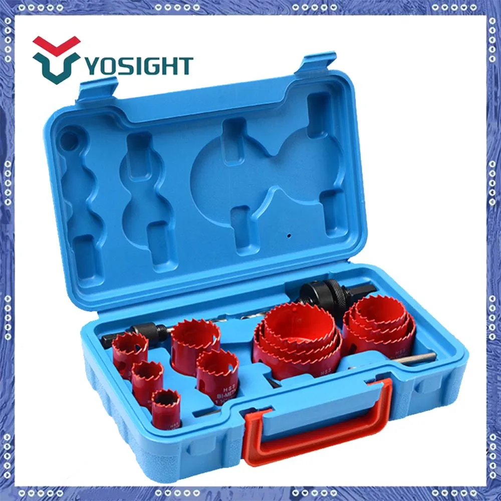17pcs Bi-Metal Hole Saw Drill Bit Kit 19-64mm for Woodworking and Metal - HSS Drill Bits for Cutting Steel, Iron,and More
17pcs Bi-Metal Hole Saw Drill Bit Kit 19-64mm for Woodworking and Metal - HSS Drill Bits for Cutting Steel, Iron,and More