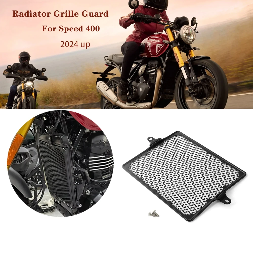 SPEED 400 Radiator Grille Guard Cover Motorcycle Accessories Black For Speed 400 Speed400 2024 2025
SPEED 400 Radiator Grille Guard Cover Motorcycle Accessories Black For Speed 400 Speed400 2024 2025