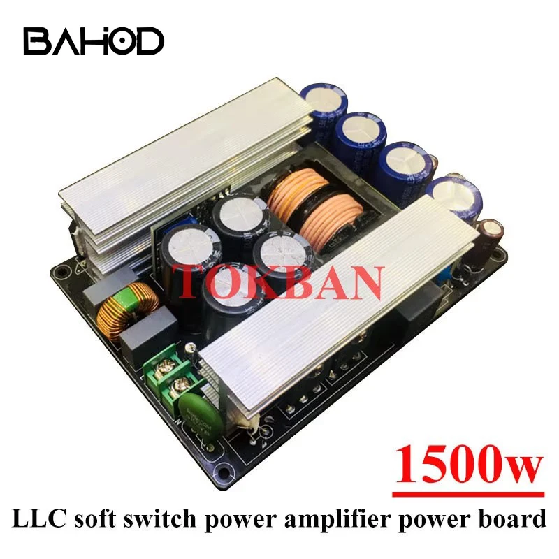 BAHOD 1500w LLC усилитель мощности с мягким переключателем, плата питания, двойное выходное напряжение ± 45 В-80 В, высокая мощность, аудиоусилитель «сделай сам»
BAHOD 1500w LLC усилитель мощности с мягким переключателем, плата питания, двойное выходное напряжение ± 45 В-80 В, высокая мощность, аудиоусилитель «сделай сам»