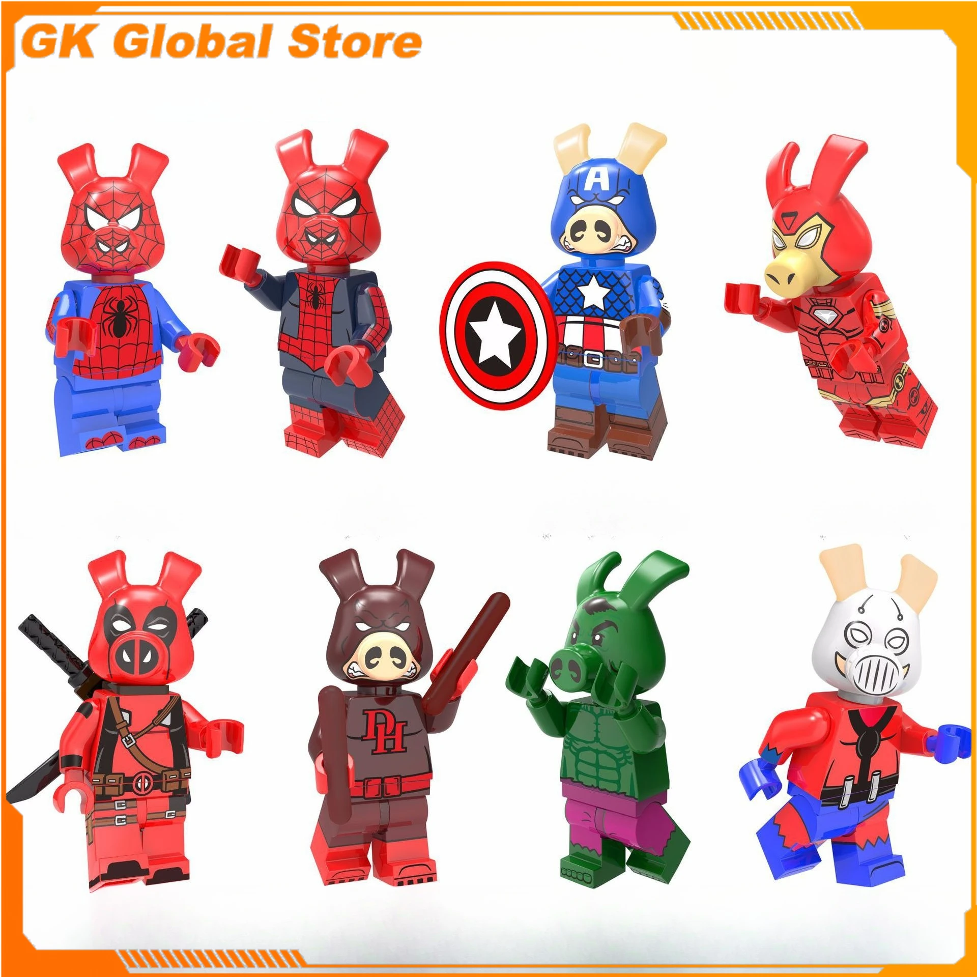 New 4cm Movie Figure Perimeter Plastic Model Assembling Building Blocks Desktop Decoration Ornaments Kids Birthday Gifts Toys
New 4cm Movie Figure Perimeter Plastic Model Assembling Building Blocks Desktop Decoration Ornaments Kids Birthday Gifts Toys