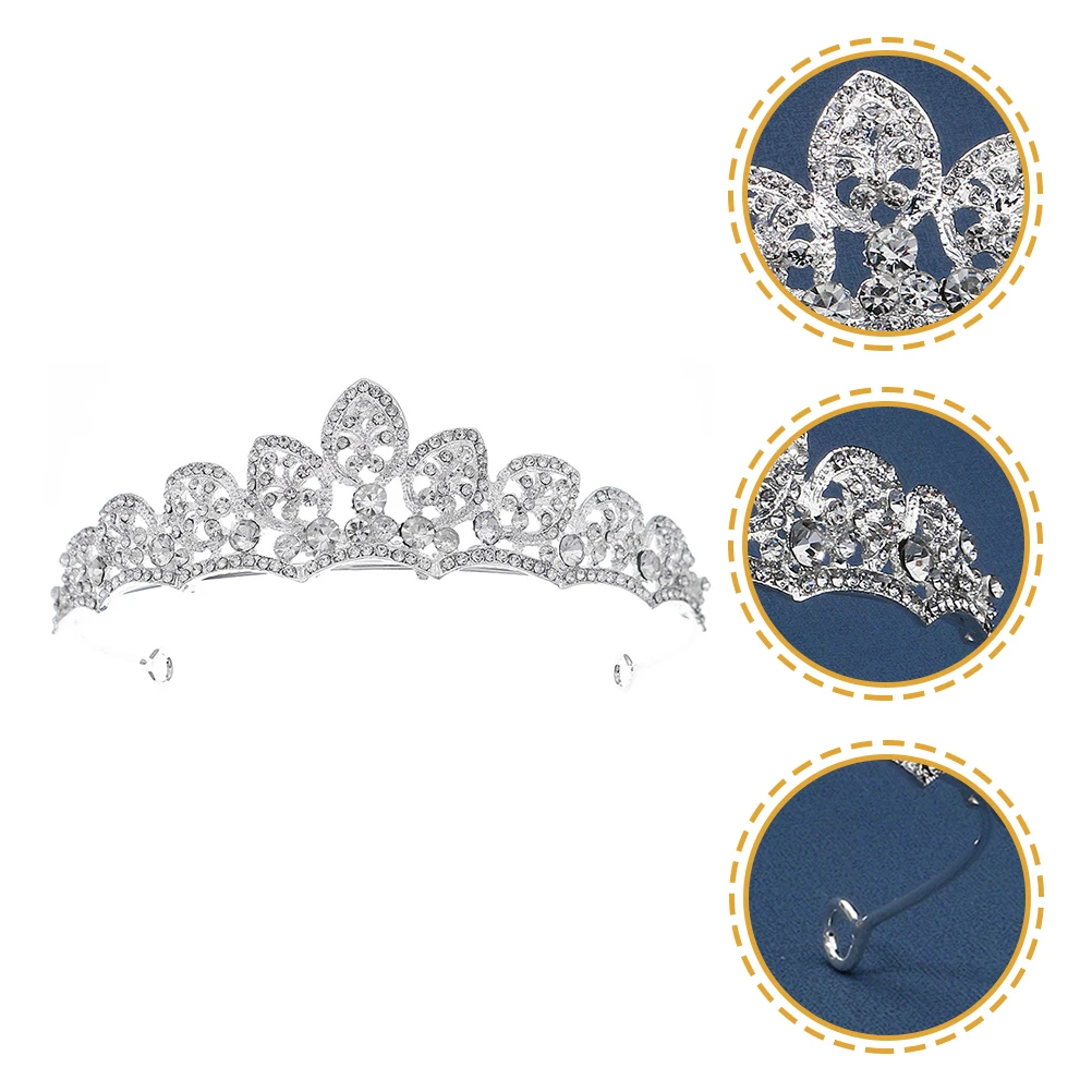 Rhinestone Tiara Bridal Headband Wedding Headpiece Small Crown Brides Party Banquet Hair Accessories Women Headdress 
Rhinestone Tiara Bridal Headband Wedding Headpiece Small Crown Brides Party Banquet Hair Accessories Women Headdress