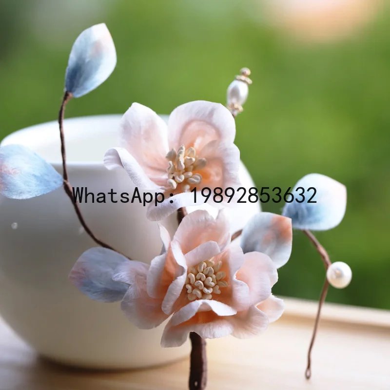 FS new national style intangible cultural heritage silkworm velvet flower soft hairpin national style new Chinese hair
FS new national style intangible cultural heritage silkworm velvet flower soft hairpin national style new Chinese hair