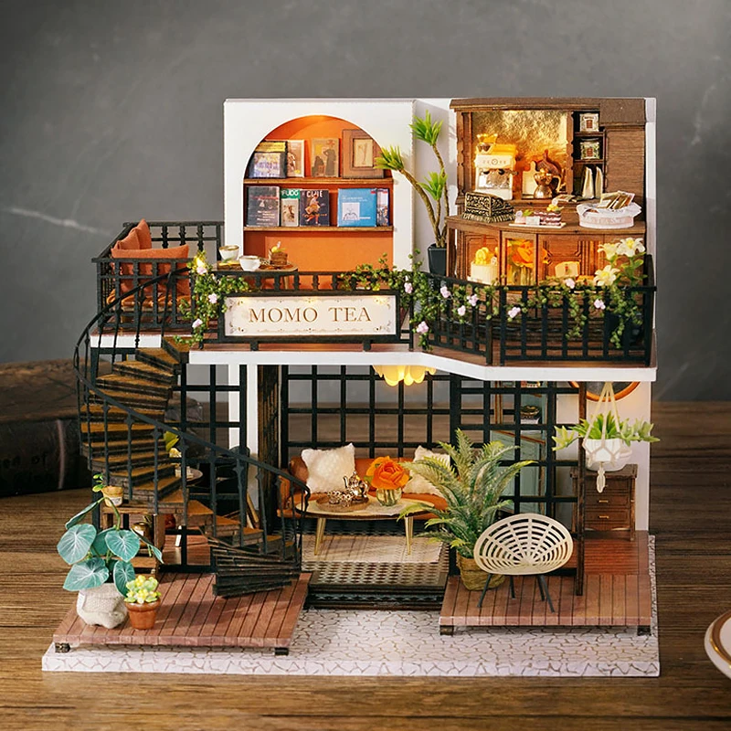 DIY MINI 3D Puzzles Wooden Toy Miniature Dollhouse Handmade Doll House Model Building Kits Doll Houses Toys For Xmas Gifts
DIY MINI 3D Puzzles Wooden Toy Miniature Dollhouse Handmade Doll House Model Building Kits Doll Houses Toys For Xmas Gifts