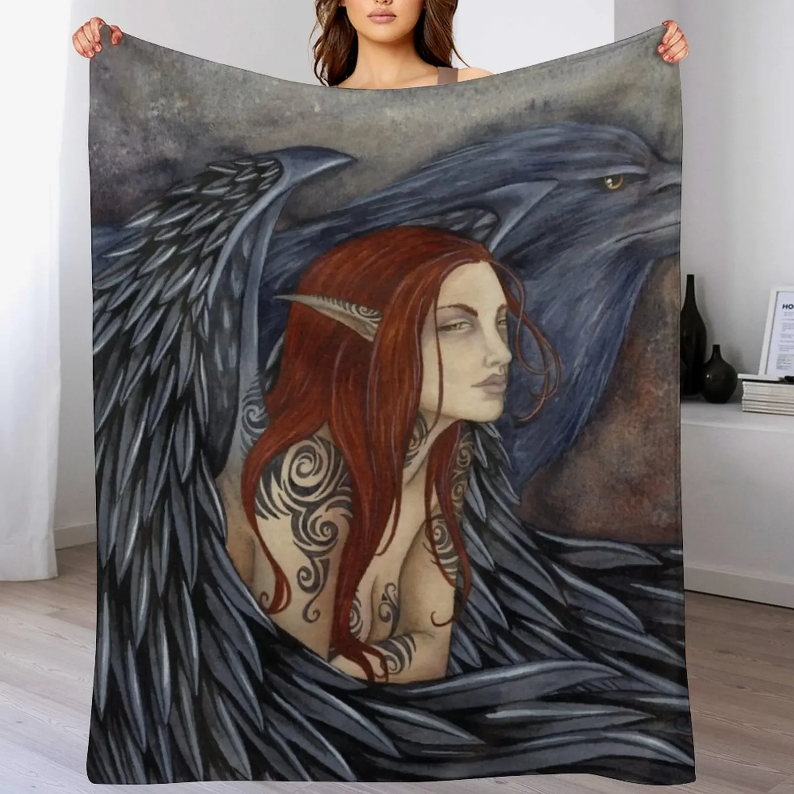 The Morrighan Throw Blanket Plush Fuzzy Cozy Blanket for Couch Sofa
The Morrighan Throw Blanket Plush Fuzzy Cozy Blanket for Couch Sofa