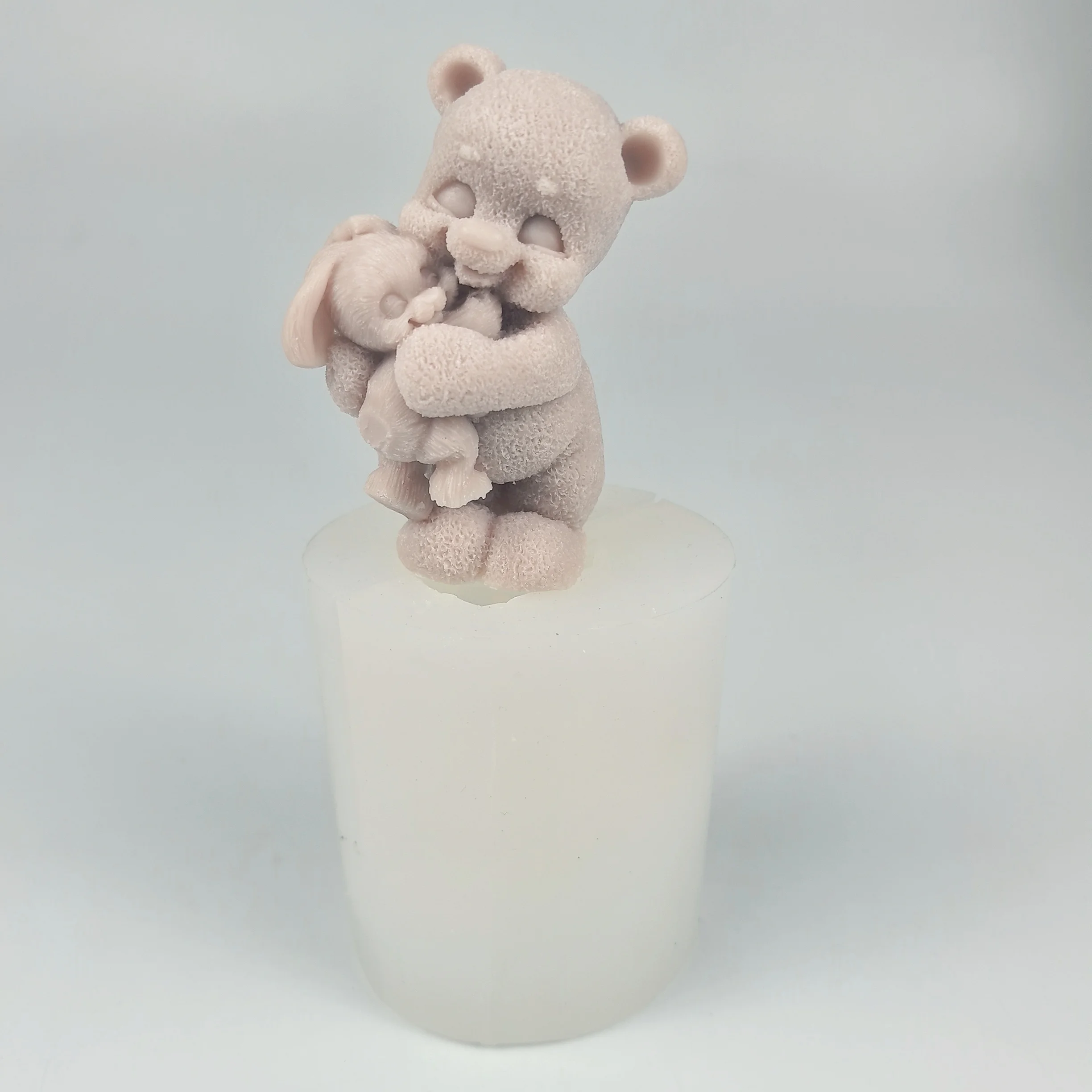 3D Animals Mold Bear Hug Bunny Moulds Silicone Candle Soap Molds Clay Resin Cake Decor Wedding Birthday Candles Handmade DW0950
3D Animals Mold Bear Hug Bunny Moulds Silicone Candle Soap Molds Clay Resin Cake Decor Wedding Birthday Candles Handmade DW0950