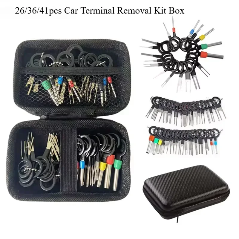 Набор для удаления автомобильных клемм, 26/36/41 шт.
Набор для удаления автомобильных клемм, 26/36/41 шт.