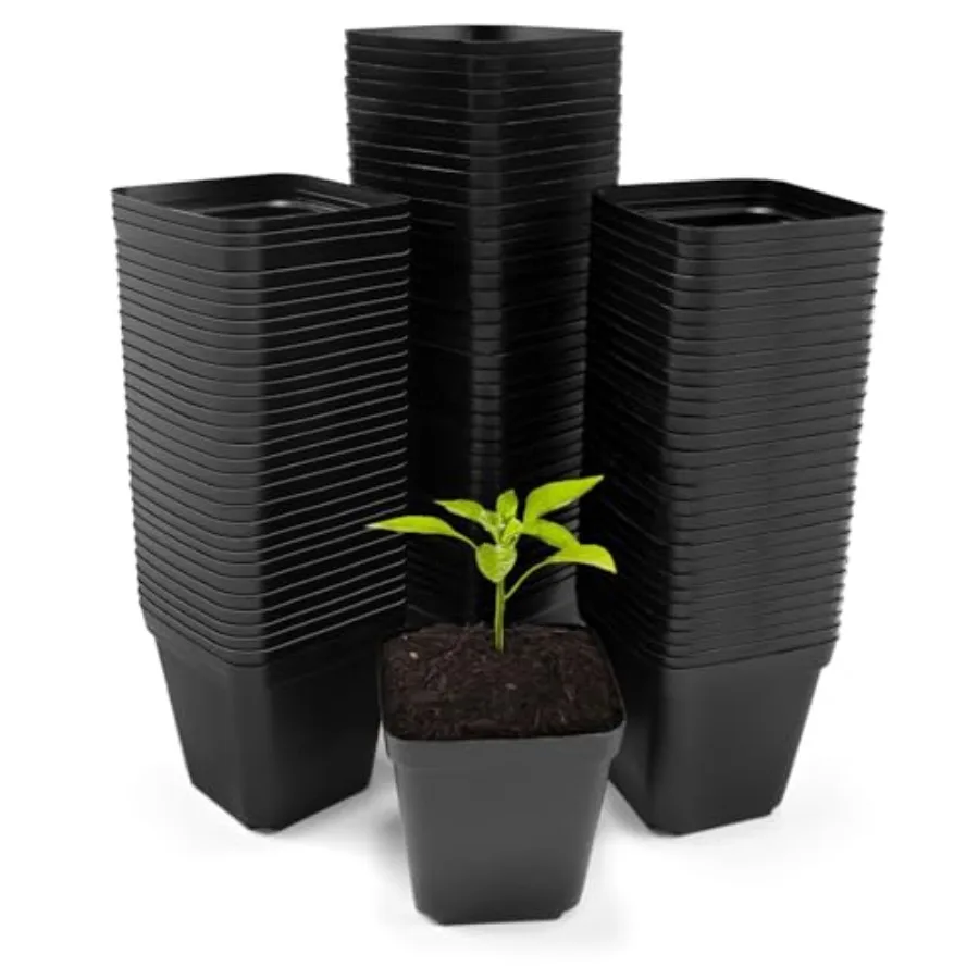 100Pcs Plastic Nursery Pots for Plants 2.7 Inch Square Seed Starter Pots Seedlings Planting Pots for Garden Indoor and Outdoor
100Pcs Plastic Nursery Pots for Plants 2.7 Inch Square Seed Starter Pots Seedlings Planting Pots for Garden Indoor and Outdoor