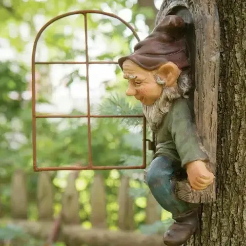 Elf Garden Statue Dwarf Going Out Tree Hugger Miniatures Garden Exterior Decoracion Jardin Knickknacks Outdoor Decoration
Elf Garden Statue Dwarf Going Out Tree Hugger Miniatures Garden Exterior Decoracion Jardin Knickknacks Outdoor Decoration