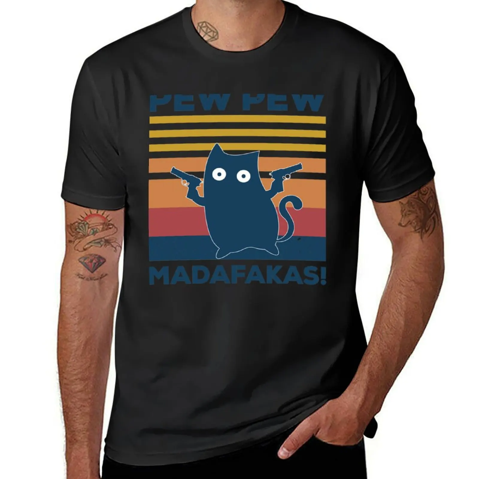Vintage Retro Pew Pew Madafakas Cat With Gun T-Shirt Blouse aesthetic clothes anime shirt men t shirts high quality
Vintage Retro Pew Pew Madafakas Cat With Gun T-Shirt Blouse aesthetic clothes anime shirt men t shirts high quality