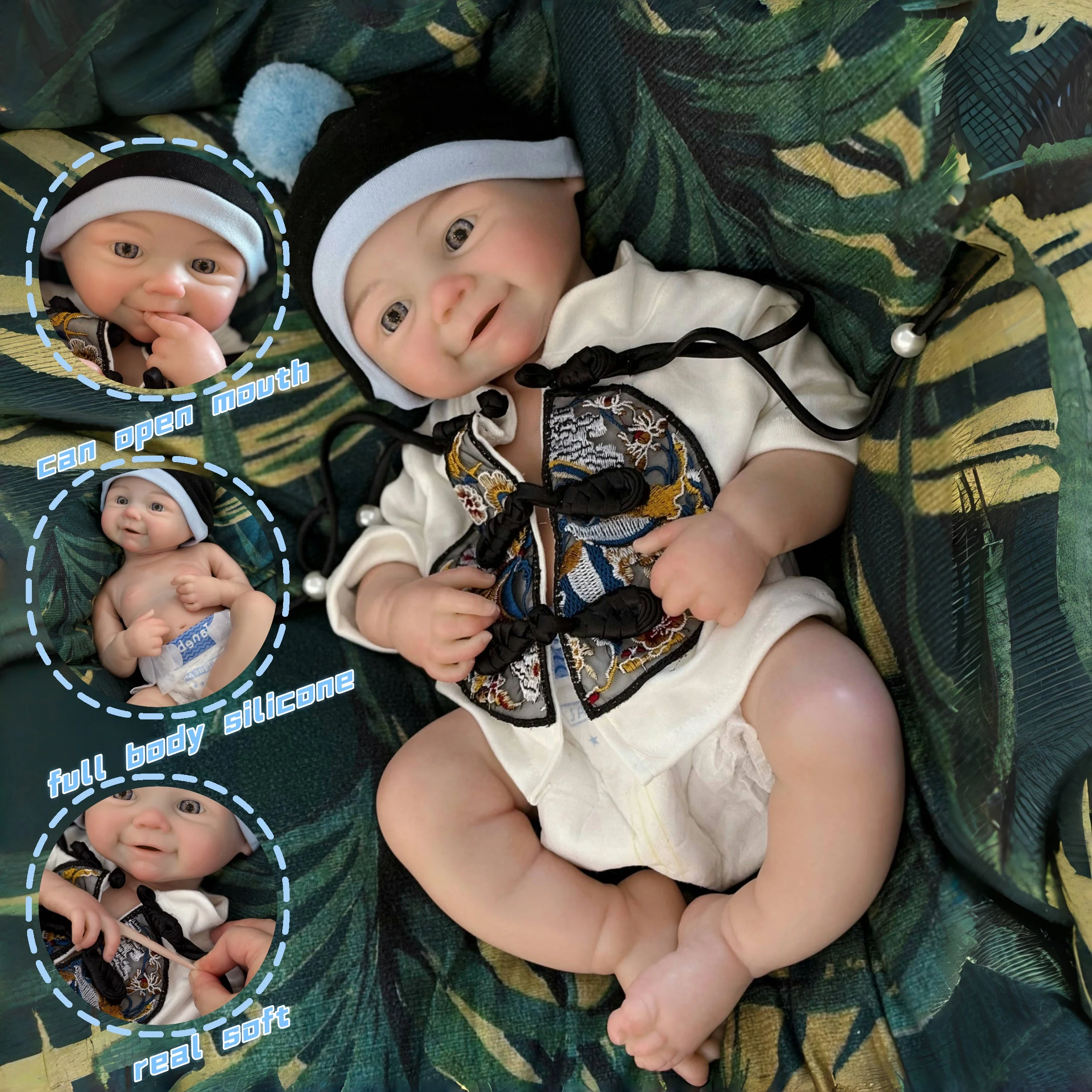 45 см Vivienne Girl Reborn Doll с открытым ртом, 3D роспись, мягкая силиконовая кукла Bebe Reborn, игрушки для детей, подарки, куклы Reborn
45 см Vivienne Girl Reborn Doll с открытым ртом, 3D роспись, мягкая силиконовая кукла Bebe Reborn, игрушки для детей, подарки, куклы Reborn