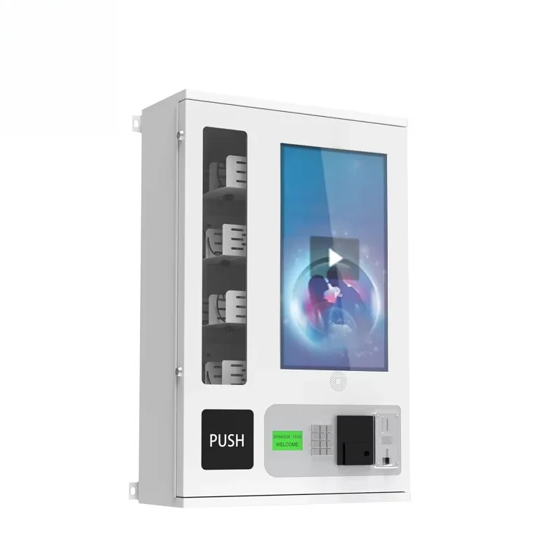 24/7 Hours Mini Wall Mounted Credit Card Tampon and Pad Dispenser Women Sanitary Pads Vending Machine 
24/7 Hours Mini Wall Mounted Credit Card Tampon and Pad Dispenser Women Sanitary Pads Vending Machine