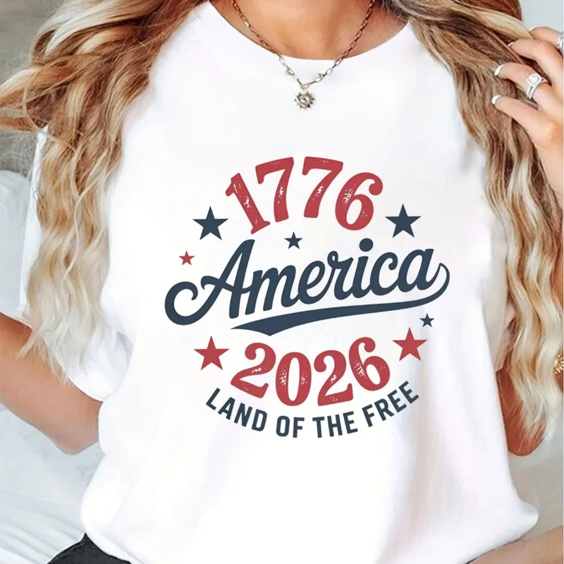 250th Anniversary of The United States 1776-2026 American Flag Printing Independence Day Celebration Patriotic Event Women's Top
250th Anniversary of The United States 1776-2026 American Flag Printing Independence Day Celebration Patriotic Event Women's Top